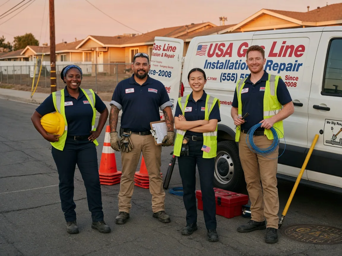 Gas Line Installation company in Hammondsville, OH